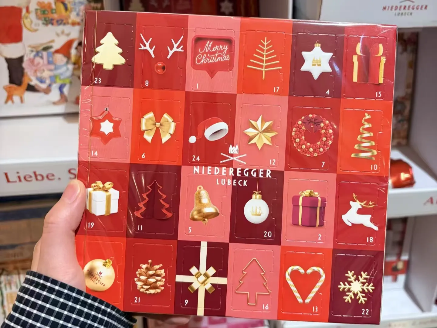 কাগজ ক্রিসমাস উপহার অন্ধ বাক্স অনন্য মান